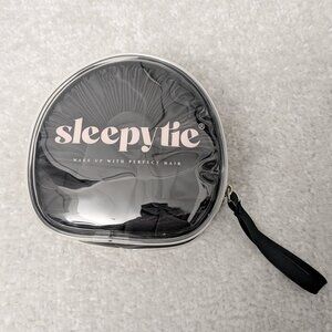 Sleepy Tie Original Midnight Black Size Medium - No Heat, Overnight Curls, Hair